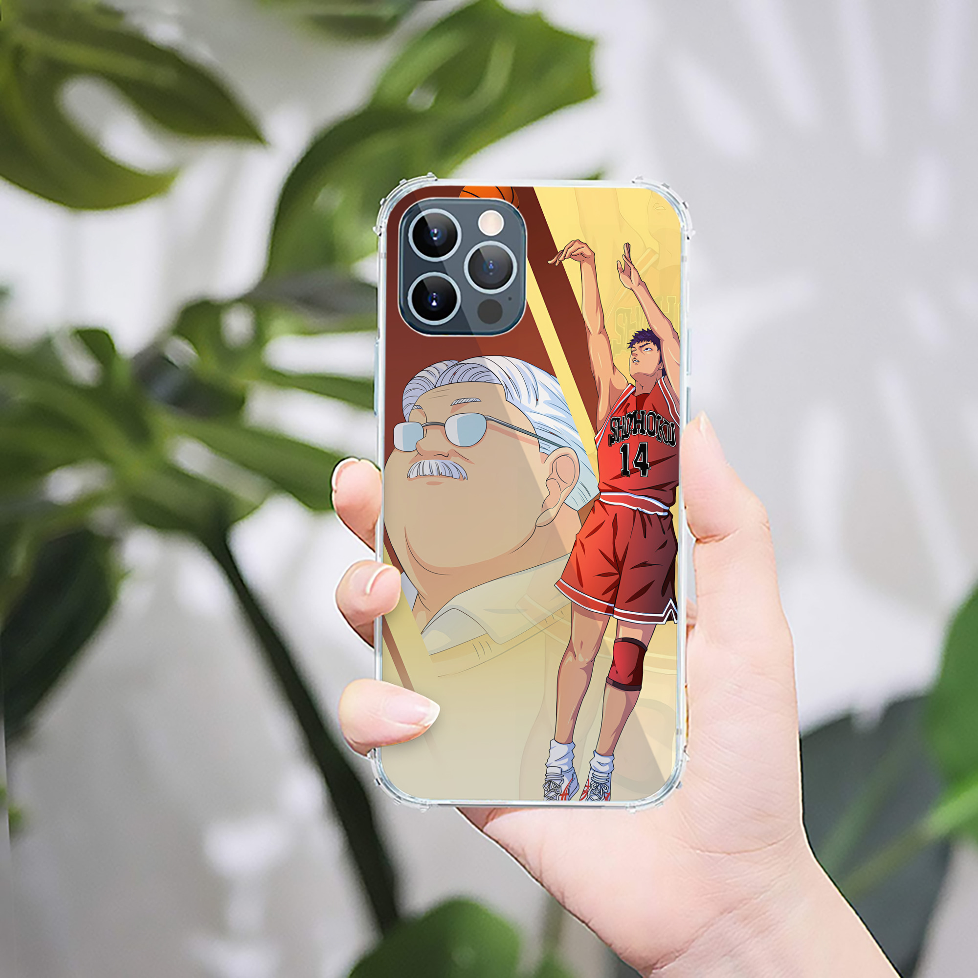 （画像用） SLAM DUNK／スラムダンク 【iPhone 12シリーズ対応】透明スマホケース（クリアソフトケース）